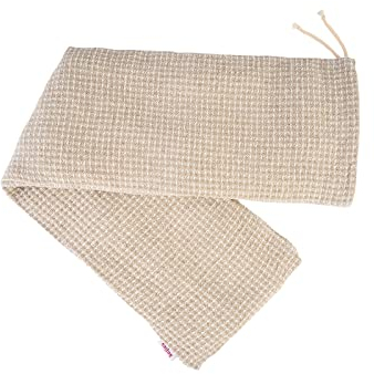 beties - Leinen Waffelpique -, Baguette-Beutel Brotsack ca. 18x70 cm, aus 100% Leinen für eine natürliche Brot Aufbewahrung