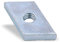 Nutenstein | Gewindeplatte Rhombus 20x13x4 mm M5 Gewinde Winkel 24° | Stahl verzinkt 5-8um (10 Stück)