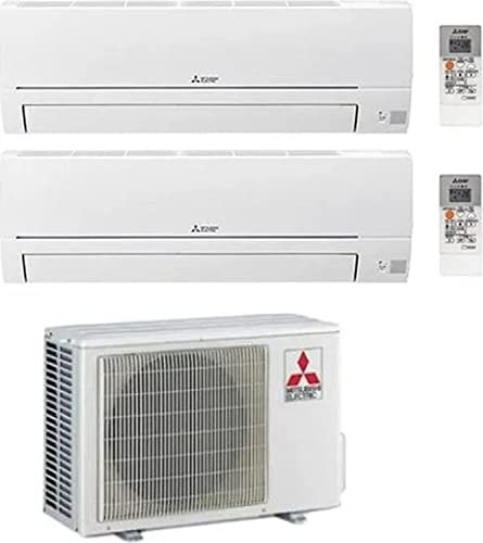 Climatizzatore Dual Split 12000+12000 Btu, A++/A+, Dual MSZ HR 35+35