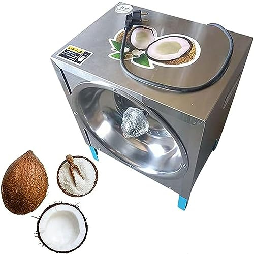 VIOLK 300W Electric Coconut Grater, Commercial Coconut Grater Scraper Shredder,50-60pcs/hour, Coconut Plup Planer, Vertical Coconut for Coconut Processing Store, Restaurant, Bakery, Dessert Shop