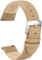 OTTOODY Leder Uhrenarmbänder 22mm 21mm 20mm 18mm 16mm Armband, Schnellverschluß Eleganten Leder Uhrenarmband für Damen Herren, Hochwertige Ersatz Leder Armband für Uhr & Smartwatch, Silberne Schnalle