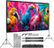 VISULAPEX No Wrinkles 100 Inch Projector Screen - Super Stable with Dual Tripods, Strong Stands, Portable Design for Indoor/Outdoor, 16:9, 4K - Perfect for Camping, Parties, and Home Theater