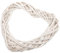 Warmhm Herzförmiger Rattan-kranzrahmen 30 cm Weiß Zum Aufhängen Dekoration Für Hochzeiten