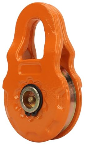 6 Ton Snatch Block, 25000lbs Heavy Duty Snatch Block Pulley for Tractors, Trucks, ATV, and UTV, Professional Off Road Recovery Gear, Winch Pulley Offroad Recovery Accessory