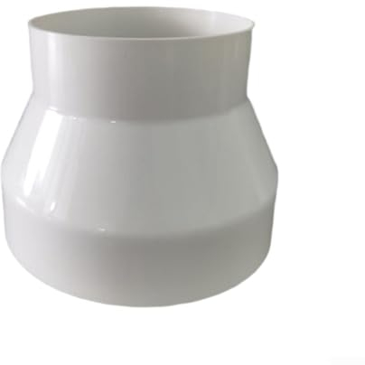 YUANGANG Reductor de conductos, conexión sin costuras, adaptador reductor de tubo de ventilación, adecuado para ventiladores de conductos (150-110)