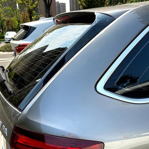 für Octavia Combi 5E 2014-2019 Heckspoiler Aeroflaps Schwarz glänzend ABS Kunststoff 2 Stück
