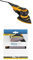 Mirka DEOS II 663 Ponceuse Delta 300 W Ponceuse triangulaire à faible vibration et Abranet Bande abrasive filet delta 100 x 152 x 152 mm P120 Granulométrie