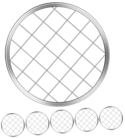 CIYODO 6stücke Jar Gitterset Aus Edelstahl Teiliges Blumengitter Für Einmachgläser Wiederverwendbar Für Blumenarrangements Und Kreative Organisation Praktisch Und Elegant Für Zuhause