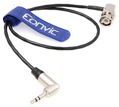 Eonvic Tentacle Sync 3,5 mm TRS auf BNC Timecode-Kabel für Canon EOS C300/500 Sony F55/Amira/Zoom F8 Kamera, 80 cm