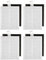 (4 Stück) L60 L50 HEPA-Filter Kompatibel mit Eufy L60, L60 Hybrid, L60 SES, L50 SES, Roboterstaubsauger der Serie L50, HEPA-Filter-Set, Ersatzteile, mit Schaumstofffilter 4 Sets