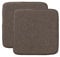 RACE LEAF 2er Set 40,5x40,5 cm Memory Foam Slow Rebound Sitzkissen Indoor Household Sitzkissen Wasserfeste Oberfläche und rutschfeste Unterseite Schwarz (Braun)