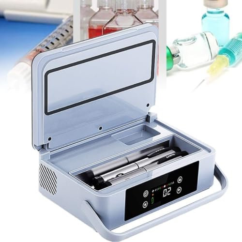 Réfrigérateur à insuline portable, organiseur de médicaments, glacière, grande capacité, boîte de refroidissement médicale avec affichage de la température, étui de voyage d'urgence pour insuline (3