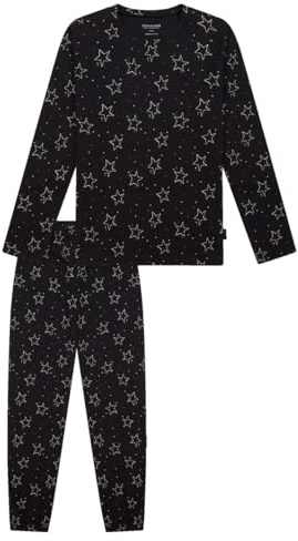 Schiesser Mädchen Schlafanzug Set Pyjama lang - 100% Organic Bio Baumwolle - Größe 140 bis 176