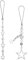 EupHHonycs 2 Pcs Cute Star Phone Charm, Phone Charm Strap Star Chain Lanyard String Camera Strap Wrist for Phone Bag Keychain Backpack Wallet