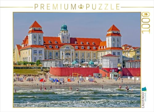 CALVENDO Puzzle Traditionsreiches Kurhaus Binz | 1000 Teile Lege-Größe 64 x 48 cm Foto-Puzzle für glückliche Stunden