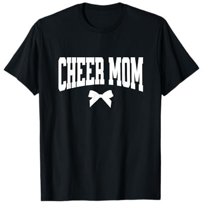 Cheer Mom Bogen für Cheerleading Coach T-Shirt