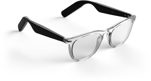 Lucyd Lyte Moonbeam Bluetooth Audio Sunglasses for Men & Women – Smart Glasses with Headphones, Speaker and Wireless Mic - Compatible with Alexa & Siri - Photochromic Smart Glasses w/Adaptive Lenses