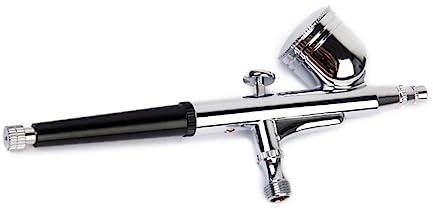 HOODANCOS Airbrush Spraypistole Mit 0,2mm Düse Nagellack Airbrush Werkzeug Für Nailart Und Kosmetik Feine Detailarbeit Double Action Technik Für Nageldesign Und Hobbys
