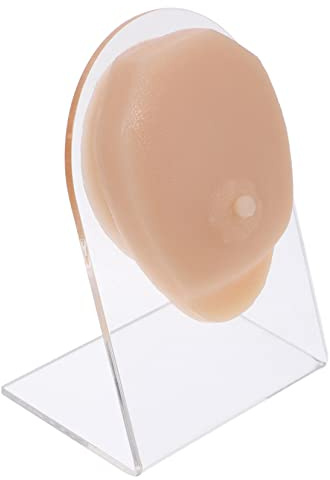 VALICLUD Übungsmodell Weicher Männer Brustwarzen für Silikon Piercing mit Hautstruktur und Leichtem Gewicht für Brustwarzenpiercing Praxis und Schmuckpräsentation