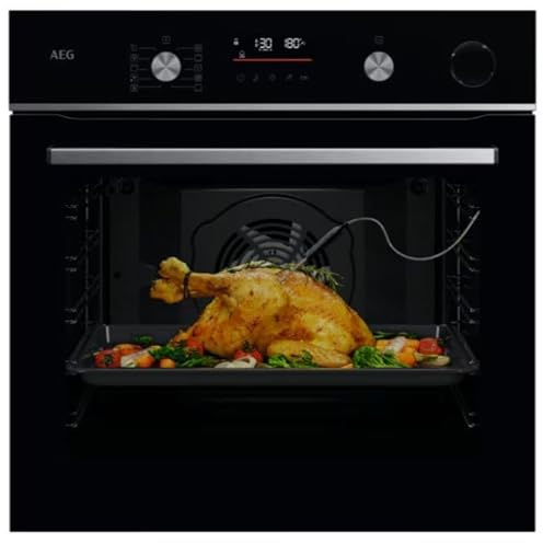 AEG TR6PB531SB Elektroherd Edelstahl A++ Pyrolitischer Dampf schwarz Serie 6000 Steam CRISP