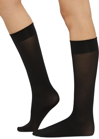 Wolford Velvet De Luxe 50 Knee-highs High-thigh Socks Compression Stockings For Women