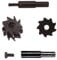 wolfcraft Universal Fräser-Set für Holzarbeiten I 3254000 I Hochwertige Fräser für Nut und Feder I Fräsen in Weich- und Hartholz I 4-teilig