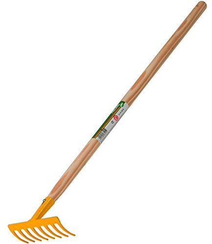 Freund-Victoria 1570512 Kinder-Rechen 68105, Gelb/Braun, 40 x 25 x 15 cm
