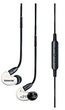 Shure SE215m+ - Auricolari isolanti acustici con telecomando e microfono
