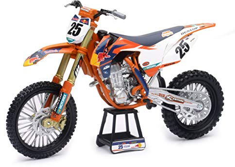 Moto en Miniatura del piloto n.° 25 Marvin Musquin de KTM Factory Racing