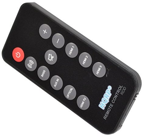 HQRP Remote Control compatible With JBL CINEMA SB400, 93040000860, SB4OO Soundbar Speaker System CINEMASB400 Controller