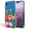 NALIA Coque Protection Compatible avec Huawei P20 Lite, Motif Housse Silicone Premium Case Smart-Phone Back-Cover, Ultra-Fine Souple Gel Anti-Choc Bumper Mince Etui, Designs:Flamingo Green