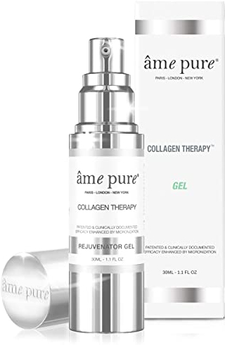 âme pure® Collagen Therapy™ Gel 100% Natural Treatment to Reduce Pores and Smooth Fine Lines with Betox-93® Active Ingredient (30ml)