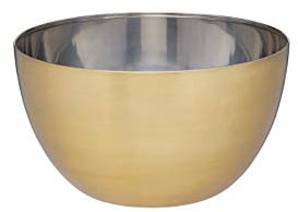 KitchenCraft Masterclass Ensaladera Frutero de Acero Inoxidable, 4.7 Litros, Diámetro de 24 cm - Color Cobre