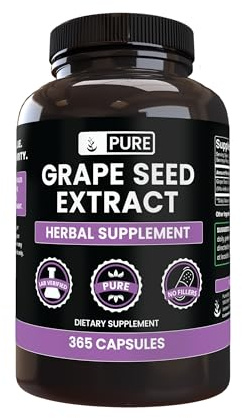 Pure Original Ingredients, Grape Seed Extract, 365 Capsules