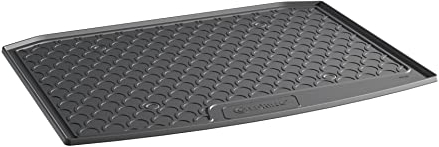 Gledring Rubbasol (Gummi) Kofferraumwanne kompatibel mit Skoda Karoq 2WD 7/2017- (Tiefe Ladeboden)