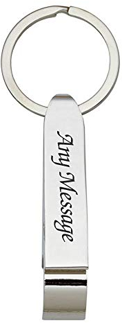 Personalised Engraved Bottle Opener Keyring, The Gift for Anyone, Great for Any Occasion