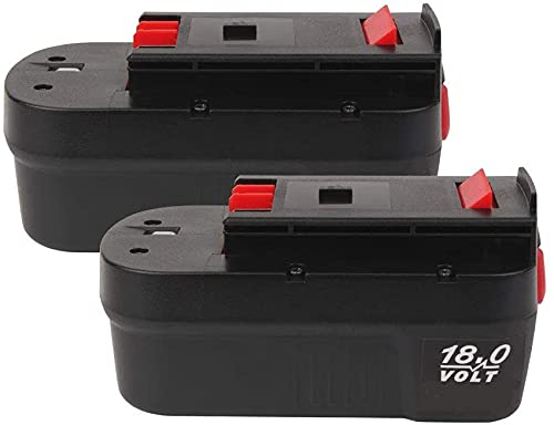 VANTTECH 2Pack 4.8Ah Ni-MH Replacement Battery for Black and Decker 18V Battery A18 A1718 A18NH A18E HPB18 HPB18-OPE HPB18-OPE2 244760-00