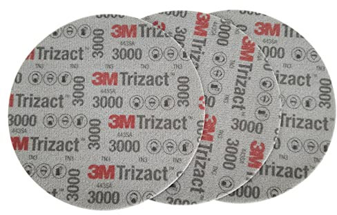 1 Uds. Papel de lija para pulir esponja 3M grano 3000 5000 acabado de pintura de coche 6 pulgadas 150mm papel de lija redondo 02085,5000 grano, 1 Uds.