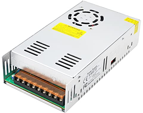 MUALROUS DC 12V 50A 600W Netzteil AC 110V/220V Schaltnetzteil Universal Konverter Transformator Überwachung Netzteil für 3D Drucker, CCTV, Radio, LED Streifen Lichter, Computer Projekt