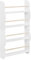 WOLTU Kinder Bücherregal Wand, Bücher-Organizer mit 4 Ablagen, Kinderregal für Buchaufbewahrung, Wandregal Kinderzimmer aus Kiefernholz E1 MDF, für Spielzimmer, Weiß