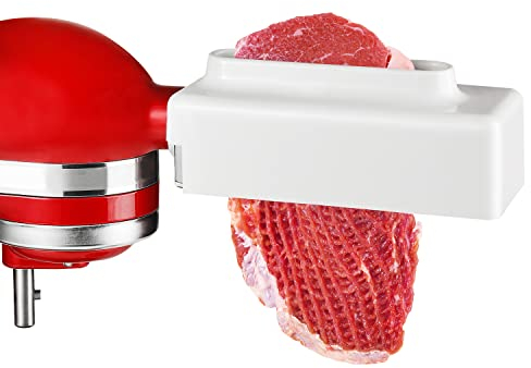 Lawenme Meat Tenderizer Machine Attachment for All KitchenAid and Cuisinart Stand Mixers with Stainless Steel Gears