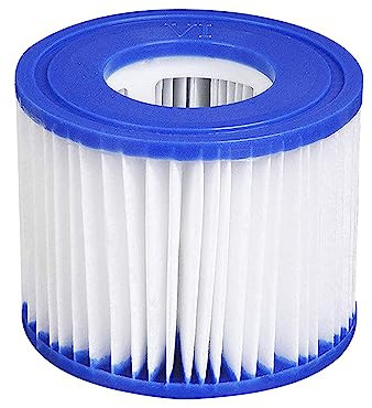 jackfru Lot de 2 cartouches filtrantes gonflables réutilisables pour piscine Bestway Miami, Monaco Lay-Z-Spa, Vegas, Palm Springs