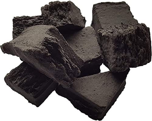 20 carboni di forma casuale (35-45 mm) di ricambio in ceramica per fuoco a gas, braciere, etanolo.