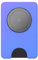 PopSockets: PopWallet+ für MagSafe - Inklusive Adapterring für MagSafe - Kartenhalter mit integriertem austauschbarem PopTop für Smartphones und Hüllen - Neo Noir