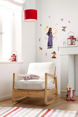Disney Wish Wandtattoo - Stardust - Größe 50 x 70 cm - Wandsticker, Kinderzimmer, Rosas, Aufkleber, Bunt