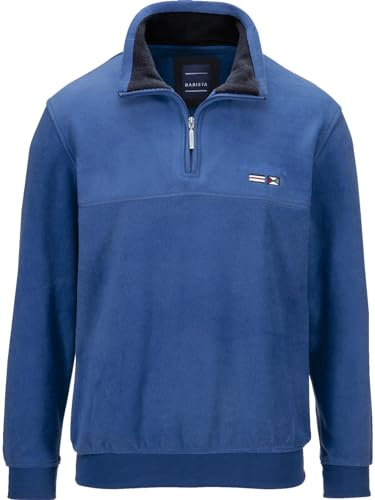 BABISTA Herren Fleece-Sweatshirt Fiorivesto blau, 58