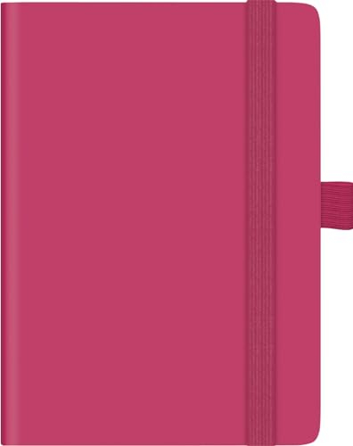 BRUNNEN Taschenkalender Kompagnon Mod. 732 66 2025 | A6, Kunststoff, pink