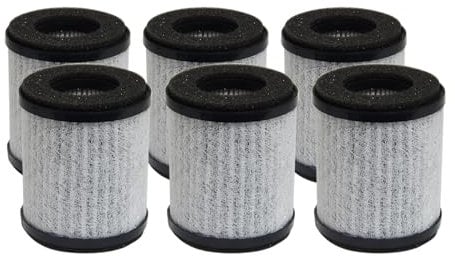 PUREBURG AP-P60FL Replacement HEPA Filter Compatible with Homedics AP-P60 Total Clean Portable Air Purifier, Replace Part AP-P60FL,H13 3-Stage Filtration,6-Pack