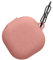kwmobile Silicone Carry Case Compatible with Samsung Galaxy Buds FE Cover - Embossed Soft Rubber Pouch - Embossed Pattern