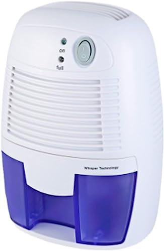 ZWQOZ Dehumidifier, 500ml Compact and Portable Mini Air Dehumidifier for Damp, with Quiet and Auto-Off Function for Removing Moisture In Home Kitchen Bedroom Bathroom Wardrobe